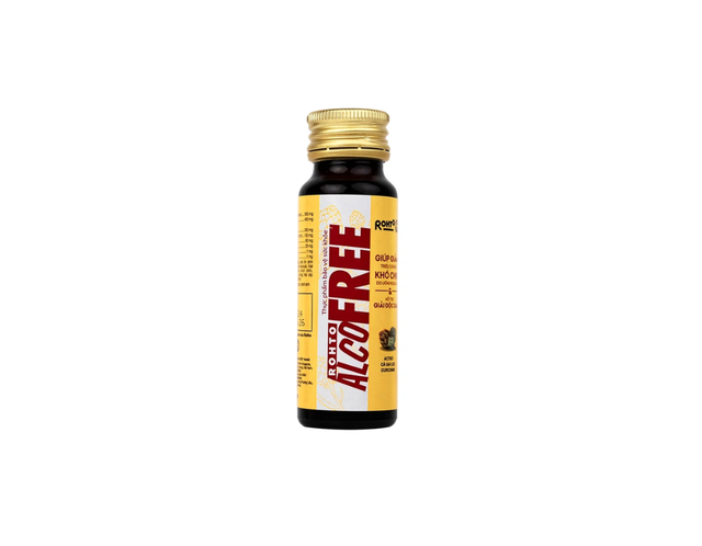 Nước giải rượu AlcoFree Rohto Sol hỗ trợ giải rượu (Hộp 10 chai x 50ml)