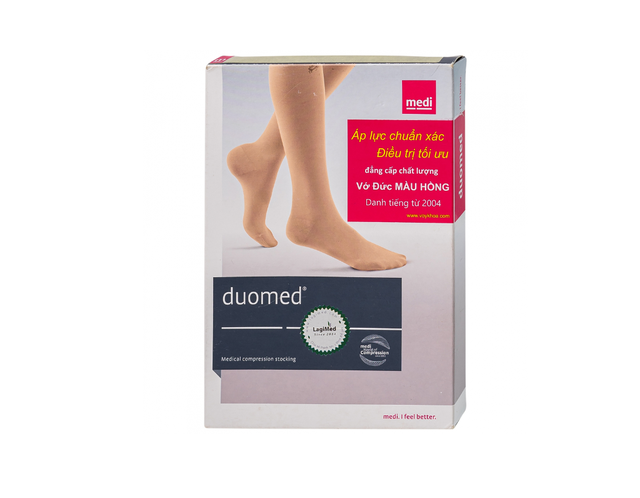 Vớ y khoa Duomed hỗ trợ điều trị suy tĩnh mạch, phù chân, đau nhức chân (Hộp 1 đôi)