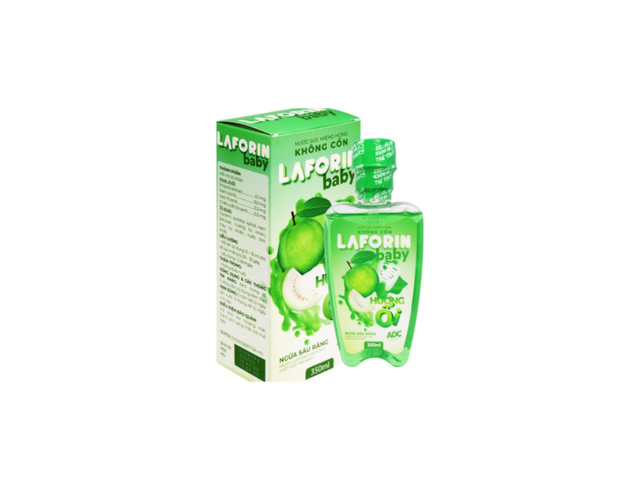 Nước súc miệng Laforin Baby Hương ổi chăm sóc răng miệng bé (Chai 350ml)