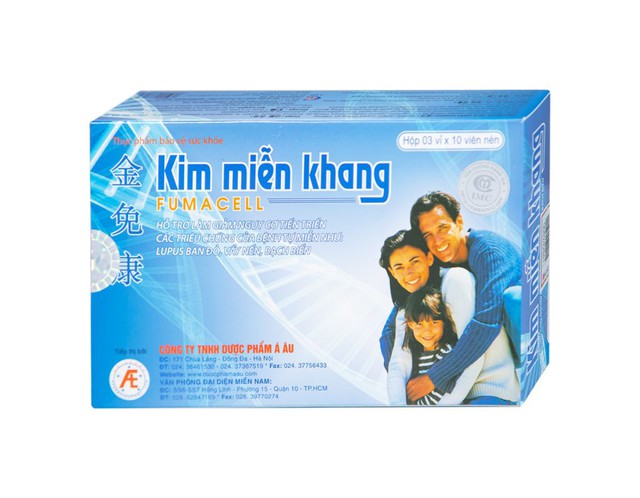 Viên uống Kim Miễn Khang IMC tăng cường năng lượng cho tế bào miễn dịch (Hộp 3 vỉ x 10 viên)