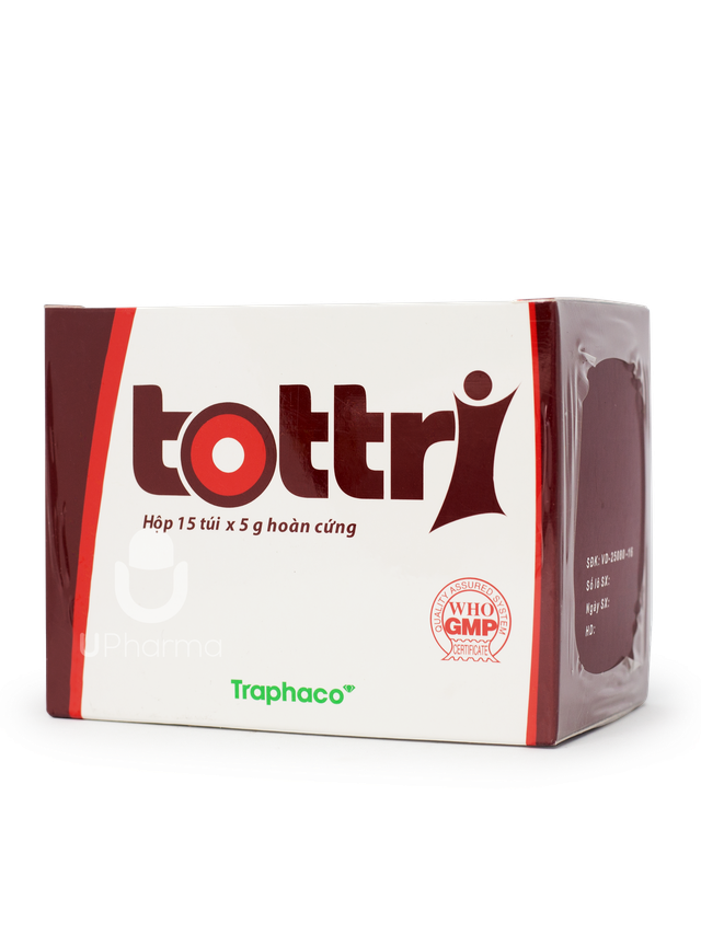 Thuốc Tottri làm bền vững thành mạch, điều trị trĩ (Hộp 15 túi)
