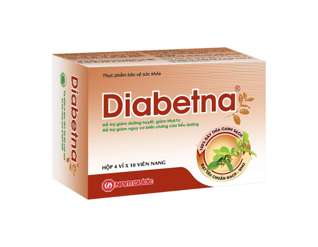 Viên uống Diabetna Nam Dược giúp ổn định đường huyết cho người tiểu đường (Hộp 40 viên)