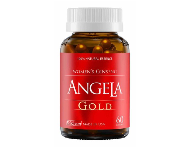 Viên uống Women's Gingseng Angela Gold hỗ trợ làm đẹp da, tăng cường sinh lý nữ (Hộp 1 lọ 60 viên)