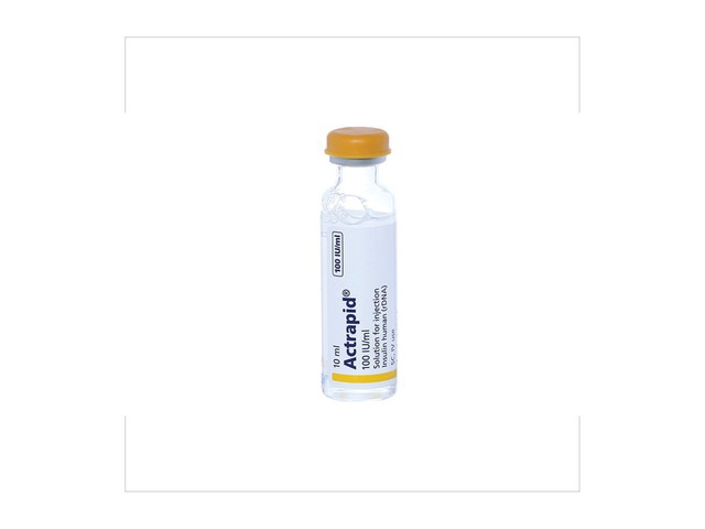Actrapid inj 100 IU/ml Novo 10ml