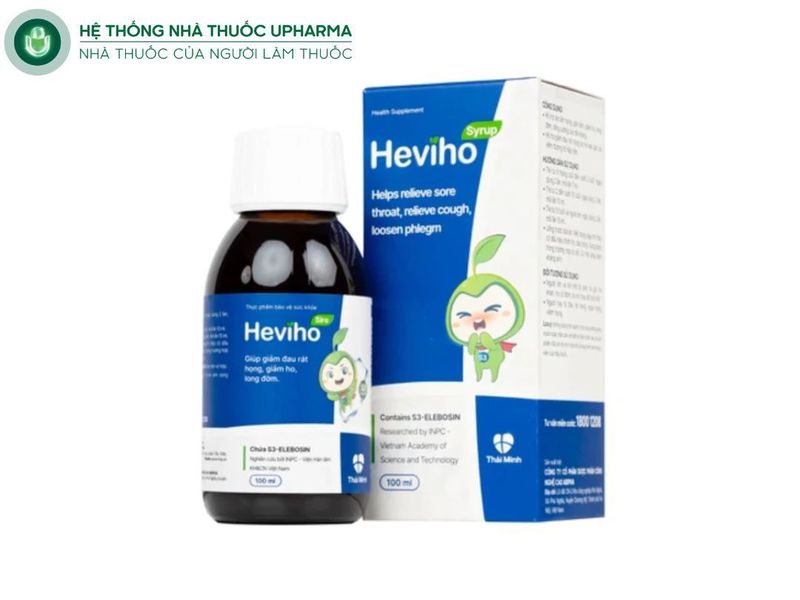 Siro trị ho long đờm cho bé Heviho (Chai 100ml)