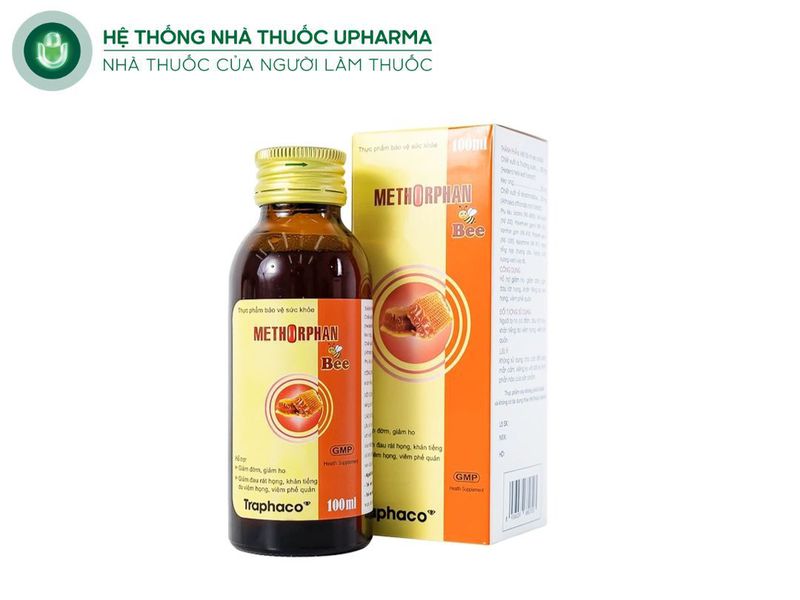 Siro trị ho tiêu đờm cho trẻ Methorphan Bee Traphaco (100ml)