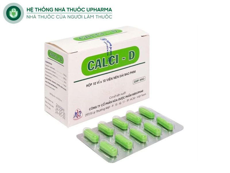 Thuốc Calci - D Mekophar bổ sung Canxi