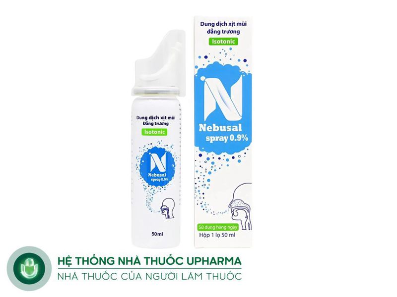 Xịt viêm mũi Nebusal Spray 0.9%